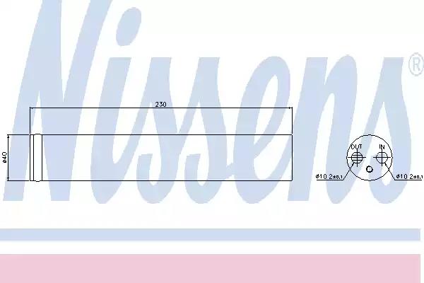 Осушувач, система кондиціонування повітря 95412 NISSENS