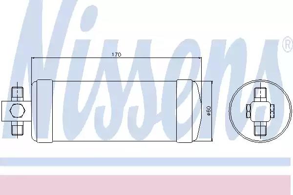 Осушувач, система кондиціонування повітря 95418 NISSENS