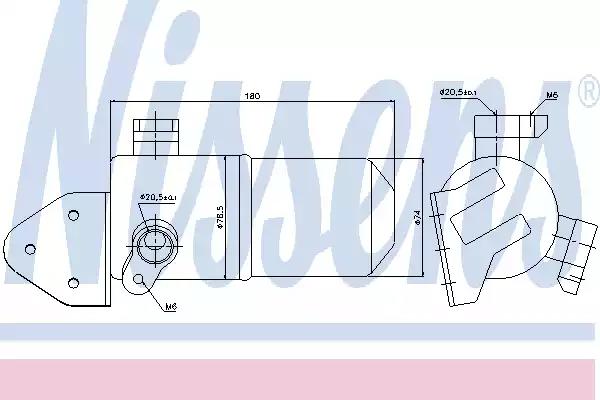 Осушувач кондиціонера 95433 NISSENS