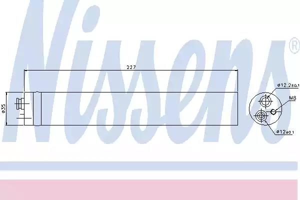 Осушувач кондиціонера a4/a5/q5/tiguan 2.0-3.0 d 95453 NISSENS