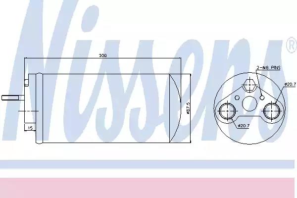 Осушувач кондиціонера 95461 NISSENS