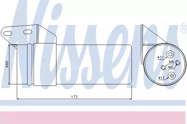 Осушувач кондиціонера 95476 NISSENS