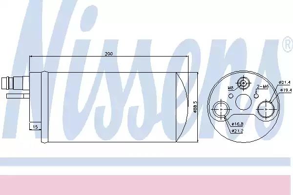 Осушувач кондиціонера 95494 NISSENS