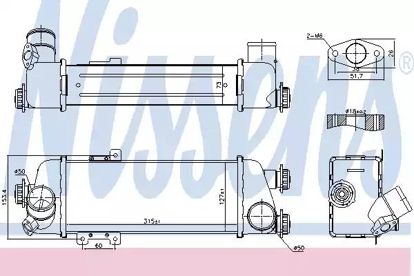 Intercooler 96409 NISSENS