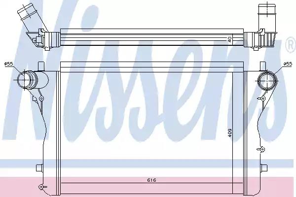Радіатор наддуву 96420 NISSENS