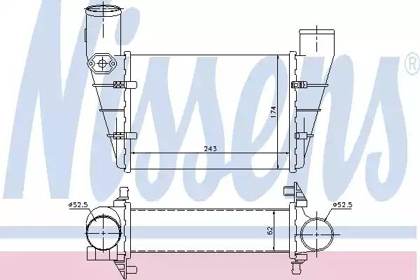 Интеркулер 96896 NISSENS