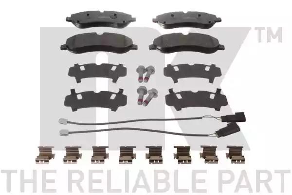 К-кт колодок перед. ford transit/transit custom/tourneo custom 12-17 222576 NK