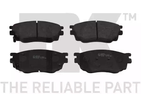 Гальмівні колодки дискові перед. mazda 6 1.8 02-07 223244 NK
