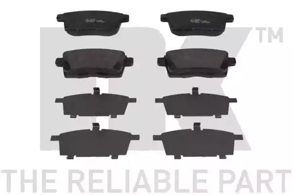 Колодки гальмiвнi зад. mazda cx-7 2.3it 06- cx-9 06- 223257 NK