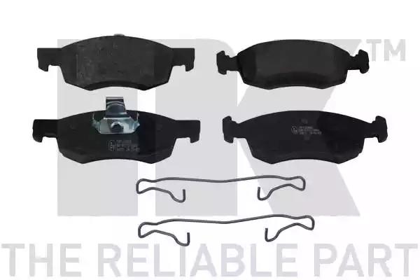 К-кт гальмівних колодок перед. dacia logan/renault 07- 223958 NK