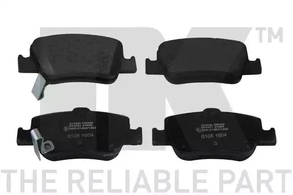 Гальмівні дискові колодки комплект 224586 NK