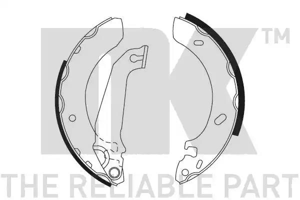 Колодки гальмівні барабанні комплект 2725536 NK
