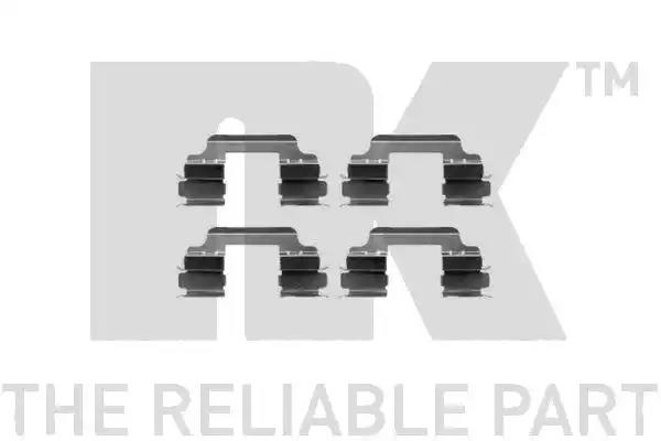 Монтажний к-кт дискових колодок bmw 1 e81 1 e82 1 e87 1 e88 dacia duster... 7915648 NK