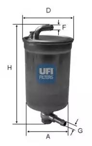 Паливний фільтр 2407200 UFI