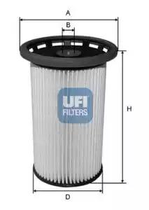 Паливний фільтр 2602500 UFI