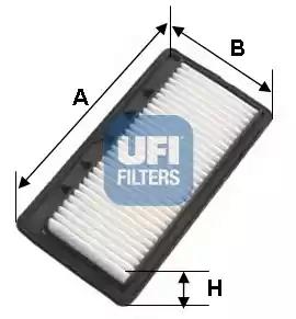 Повітряний фільтр 3046800 UFI
