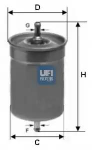 Паливний фільтр 3150000 UFI