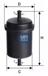 Фільтр палива 3151200 UFI