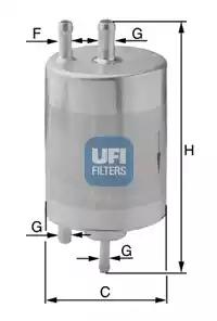 Фільтр палива 3183400 UFI