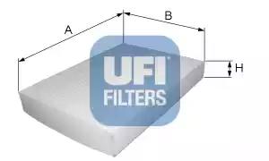 Фільтр повітря у внутрішній простір 5309300 UFI