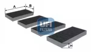 Фільтр, повітря у салоні 5425500 UFI