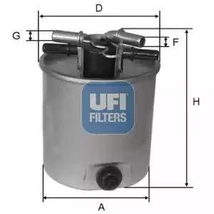 Фільтр палива 5539200 UFI