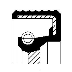 Сальник коробки передач вир-во corteco 01031573B CORTECO