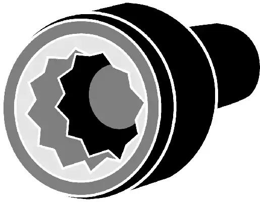 Aкомплект болтів головки блоку циліндрів skoda/vw/seat 12 02- 016848B CORTECO