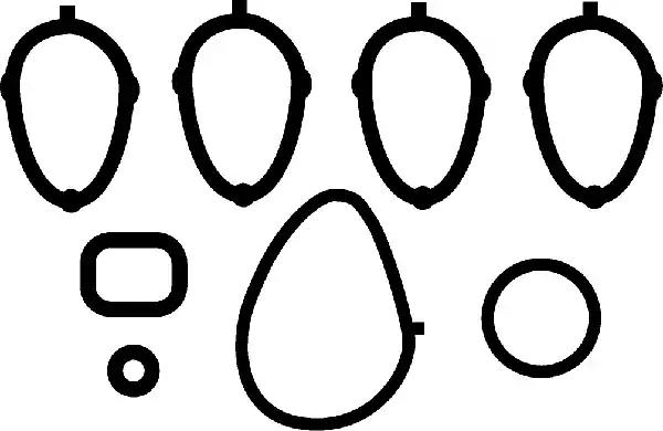 Комплект прокладок впускний колектор fiat doblo 1.2 16v 01-... 423062H CORTECO