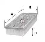 Aфільтр повітряний sofima mb 124/190/e-class 25-30 88-96 S1430A SOFIMA