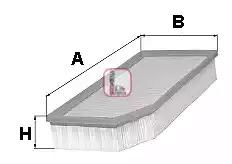 Aфільтр повітряний sofima bmw 5/6/z4 22-32 01-10 S3251A SOFIMA