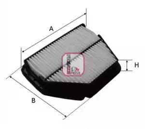 Aфільтр повітряний sofima chevrolet/opel captiva/antara 20-32 06 S3392A SOFIMA