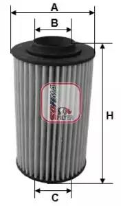 Фільтр масляний S5163PE SOFIMA