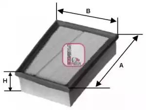 Фільтр повітряний renault/opel/nissan 14-16 01>> спецвикуп S5740A SOFIMA