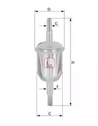 Aфільтр паливний sofima alfa romeo/bmw/citroen/saab/zaz spider/3/cx/95/tavria 10-35... S9000B SOFIMA