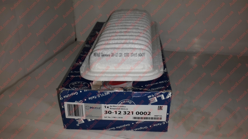 Фільтр повітряний 30123210002 MEYLE