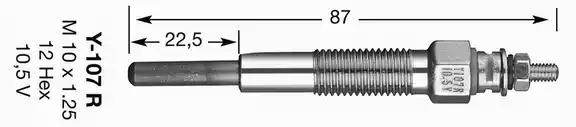 Свічка розжарювання ngk standard y-107r 1229 NGK