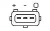 Датчик, тиск впускної труби 96249 NGK