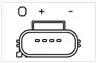 Датчик, тиск впускної труби 96317 NGK