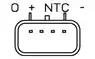 Датчик, тиск впускної труби 96755 NGK