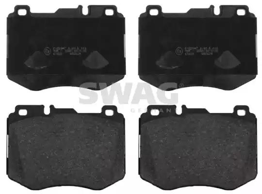 Комплект гальмівних накладок, дискове гальмо 10916986 SWAG