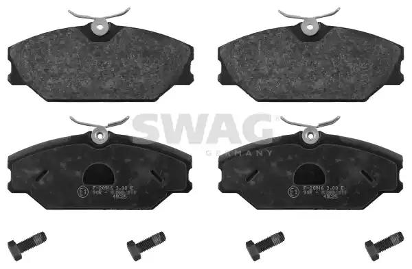 Комплект гальмівних накладок, дискове гальмо 60916429 SWAG