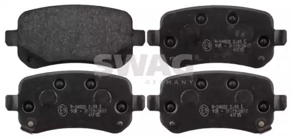 Комплект гальмівних накладок, дискове гальмо 70116060 SWAG