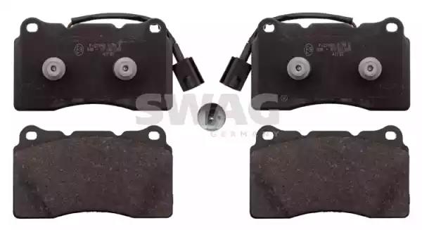 Комплект гальмівних накладок, дискове гальмо 74116005 SWAG