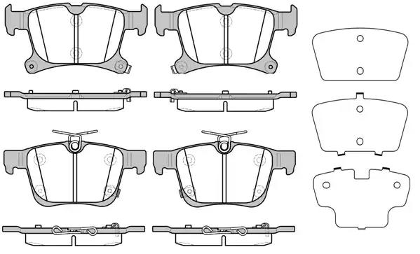 Гальмівні колодки дискові 2170102 ROAD HOUSE