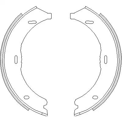 Гальмівні колодки барабанні 474500 ROAD HOUSE          