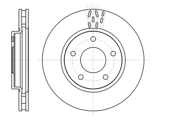 Гальмівний диск 6129110 ROAD HOUSE          