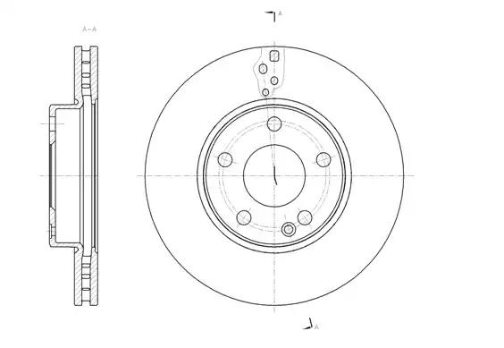 Гальмівний диск 6152110 ROAD HOUSE          
