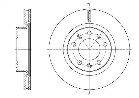 Гальмівний диск 6158410 ROAD HOUSE          
