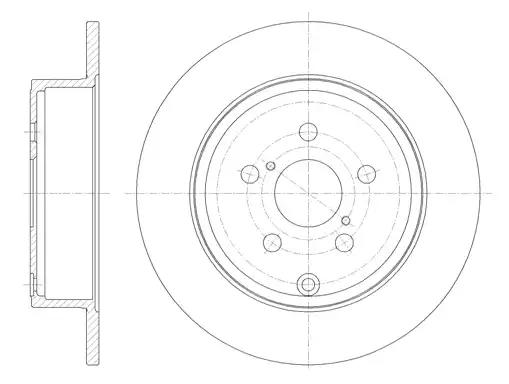 Гальмiвний диск 670000 ROAD HOUSE